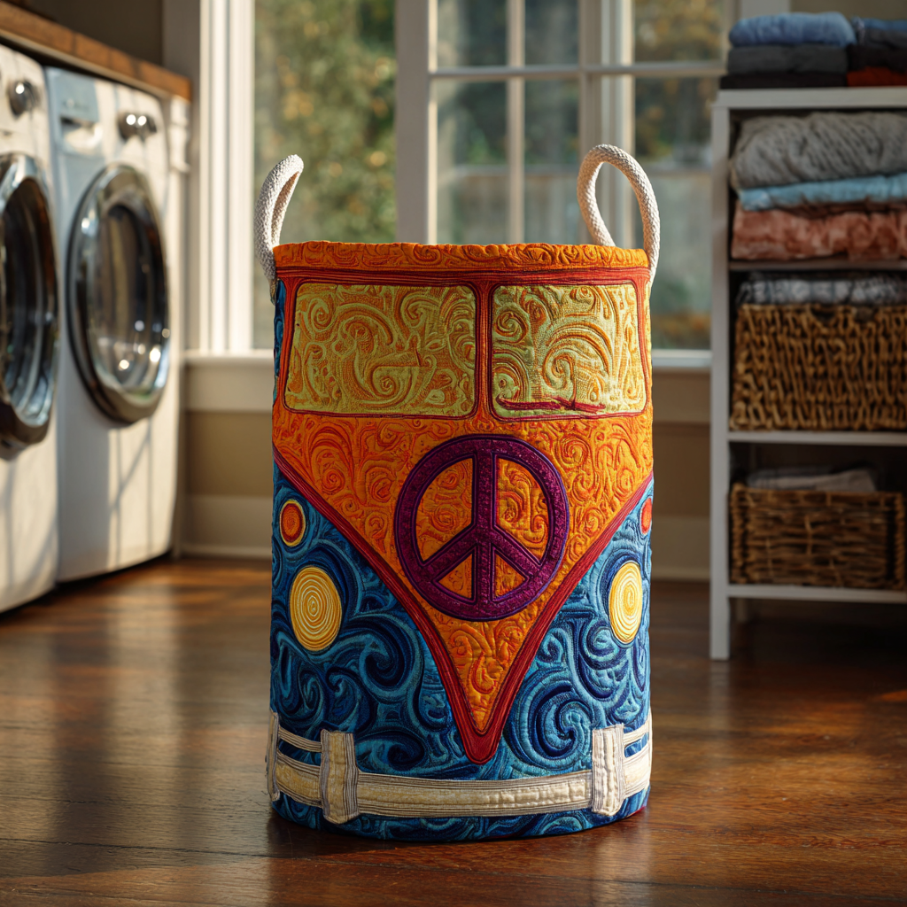 Sunny Trip Quilted Laundry Basket NCU0DDK1108